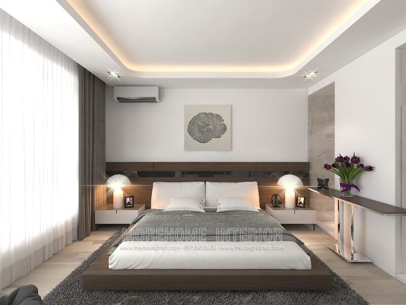 .
Mẫu giường ngủ có tone màu nâu trầm ấm kiểu Nhật đang trở thành một trong những xu hướng lựa chọn đẹp, sang trọng và được yêu thích nhất hiện nay.